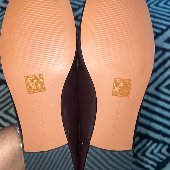 Madewell Glossy Brown Flats - Picture 6 of 6
